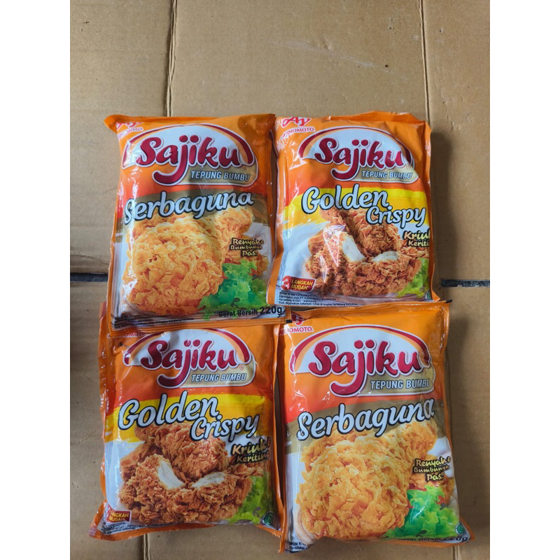 

Tepung sajiku Serba guna dan Golden Crispy