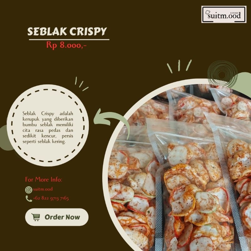 

KERUPUK SEBLAK (SEBLAK PEDAS CRISPY)