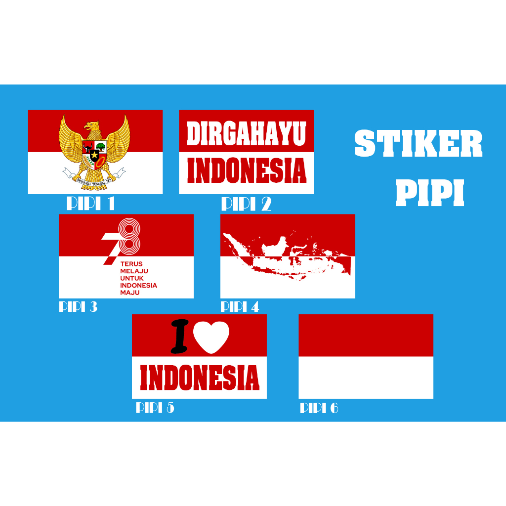 

STIKER PIPI MERAH PUTIH