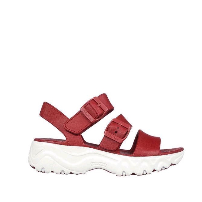 Skechers D'LITES 2.0 Women's Sandals - Dark Red Original