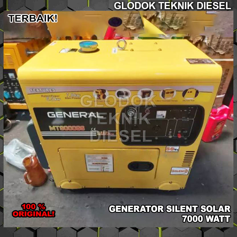 General Genset Generator Silent Diesel 7500 7000 watt Solar MT 9000 GS