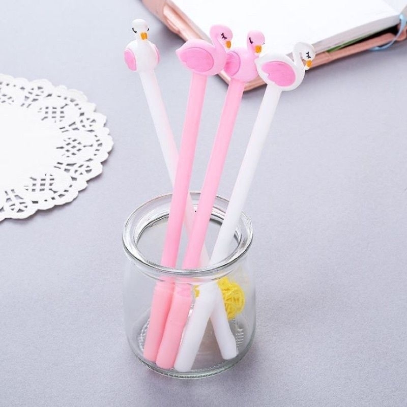 

Pulpen Gel Bolpoin flaminggo Swan Pena Lucu