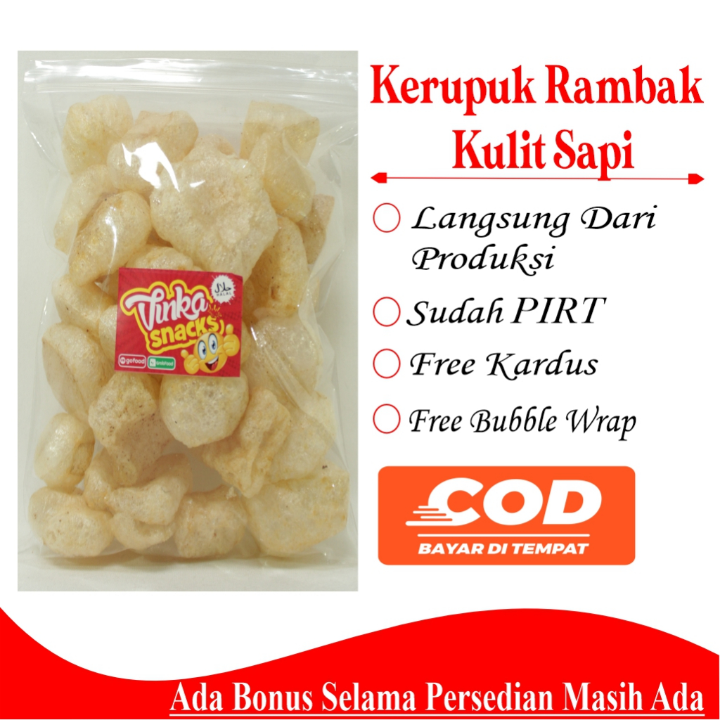 

Rambak Kulit Sapi/60gram