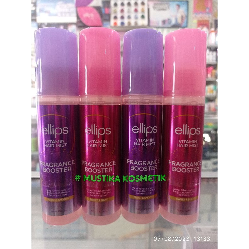Ellips Vitamin Hair Mist Fragrance Booster 100ml Spray Vitamin Rambut Semprot