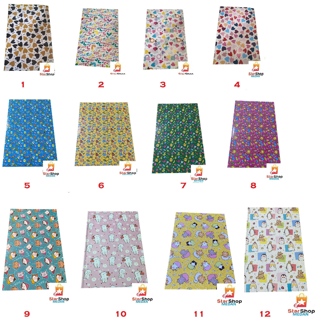 

KERTAS KADO MOTIF FANCY & LUCU MEREK KIKY, UK 48X64CM, MIN 3 BISA CAMPUR