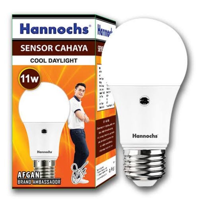 LAMPU HANNOCH SENSOR CAHAYA LED 6/9/11W