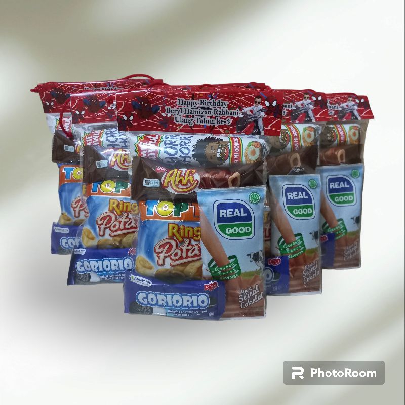 

PROMO MURAH BELI 35pcs Free 1pcs Bingkisan Ulang Tahun Anak Murah Paket Goceng Goodie Bag Plastik Label Custom Hampers Birthday