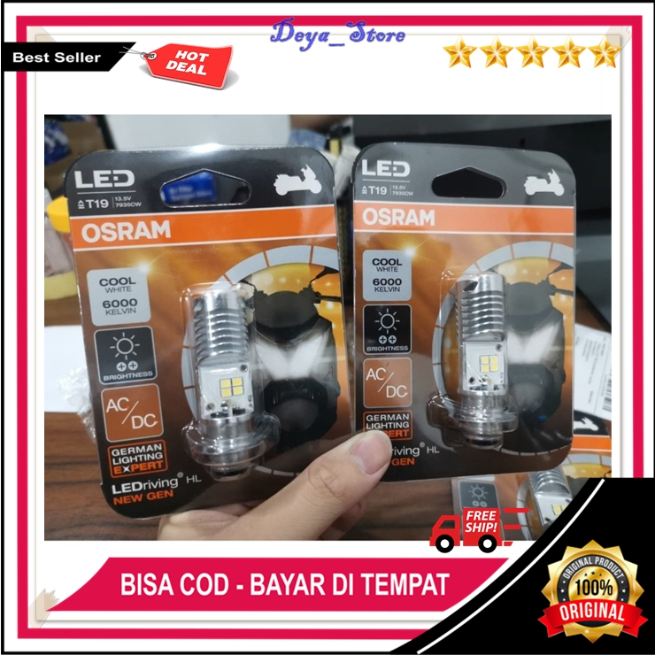 Lampu Led Osram Original Lampu Led Osram t19 Lampu Osram Motor Honda Beat Fi Beat Pop Beat Street Be
