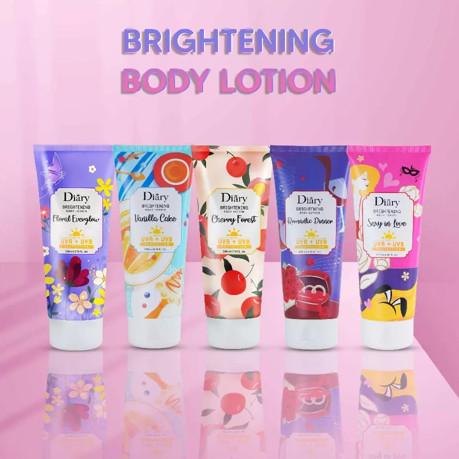 ☘️ CHAROZA ☘️ DIARY Brightening Body Lotion 200 ML | Diary Body Lotion