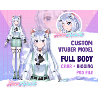 Realisasikan Impian Anda Sebagai Vtuber dengan Jasa Pembuatan Karakter Anime Live2D - Desain Eksklusif, 1 Karakter Half Body + Dilengkapi RIGGING, Jasa Bikin Karakter Anime, Karakter Vtuber Live2D, Jasa Live2D Model