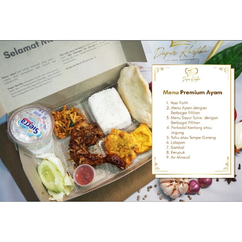 

Nasi Box Bandung Kotak Enak Menu Premium Ayam Gratis Ongkir