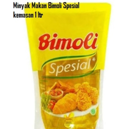 

Minyak makan Bimoli Spesial kemasan 1 ltr