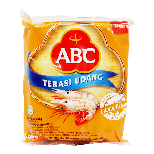 

ABC Terasi Udang sachet @ 4,2g per pak isi 20