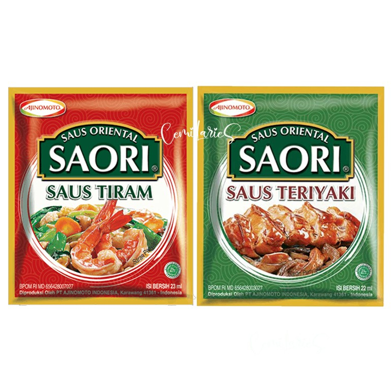 

Saori saur tiram sachet / saus teriyaki sachet