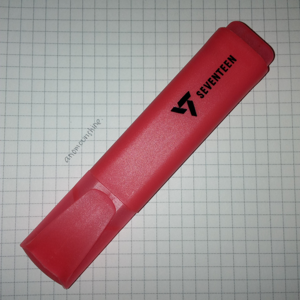 [BOOKED] SEVENTEEN FACE THE SUN HIGHLIGHTER RED