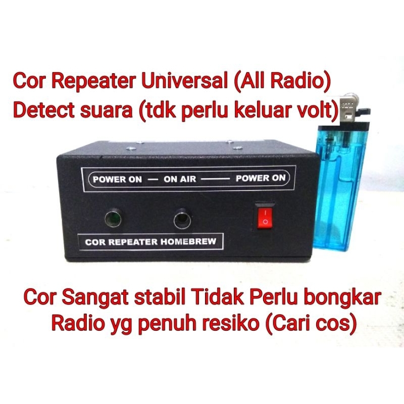 COR RADIO REPEATER UNIVERSAL RADIO VHF / UHF (cor portable)