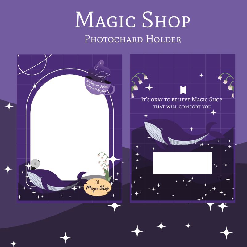 photocard holder Magic Shop bts