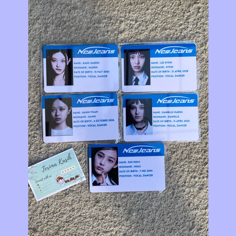 

ID CARD NEW JEANS