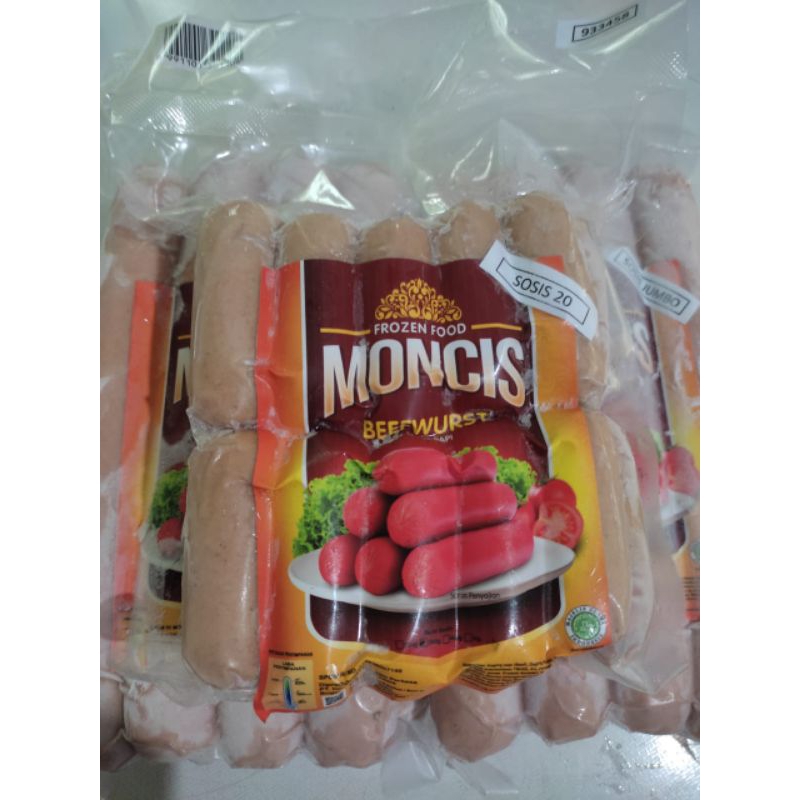 

Moncis Sosis Sapi Cocktail 500gr -12pcs