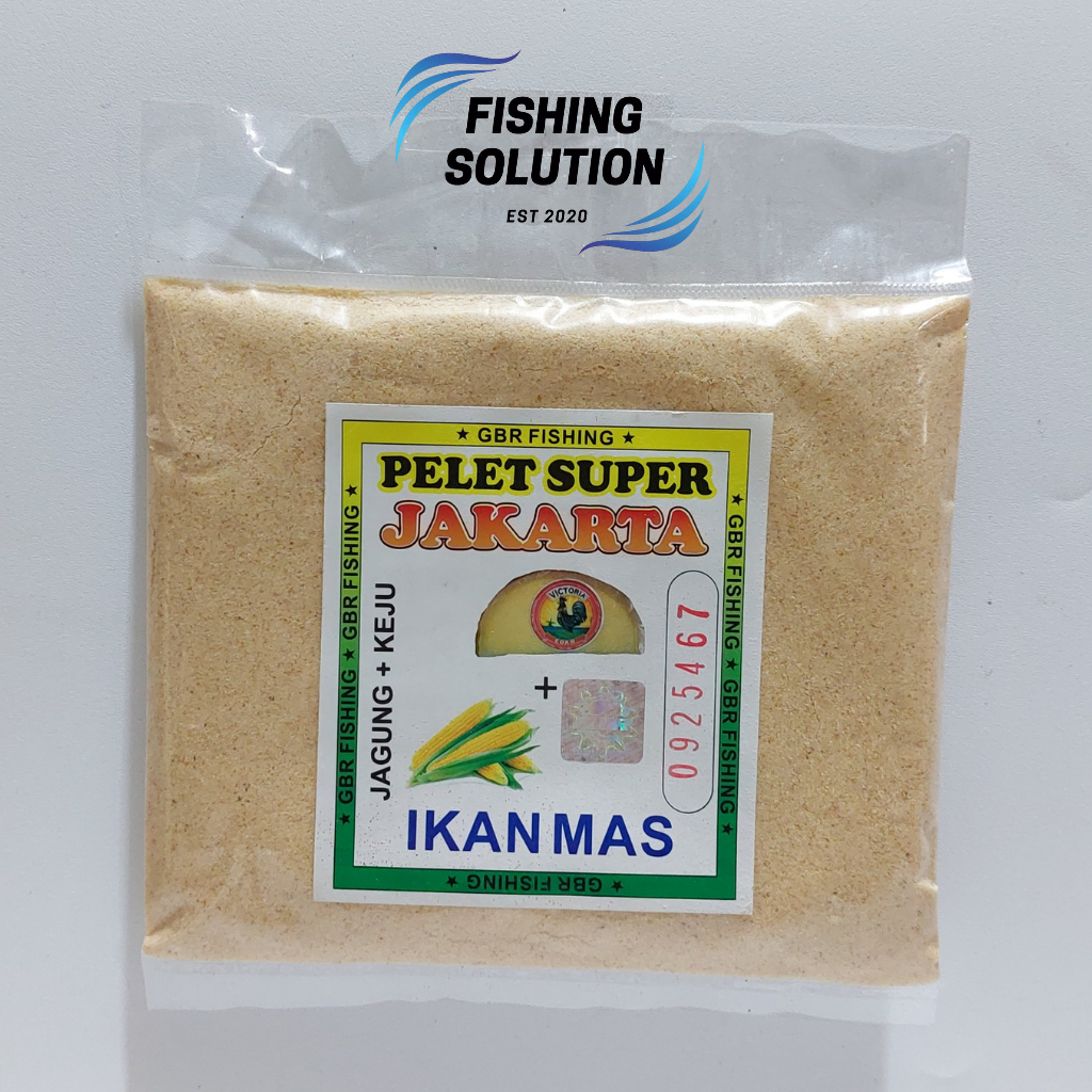 Umpan Pelet Super Jakarta Aroma Jagung Keju Ikan Mas GBR