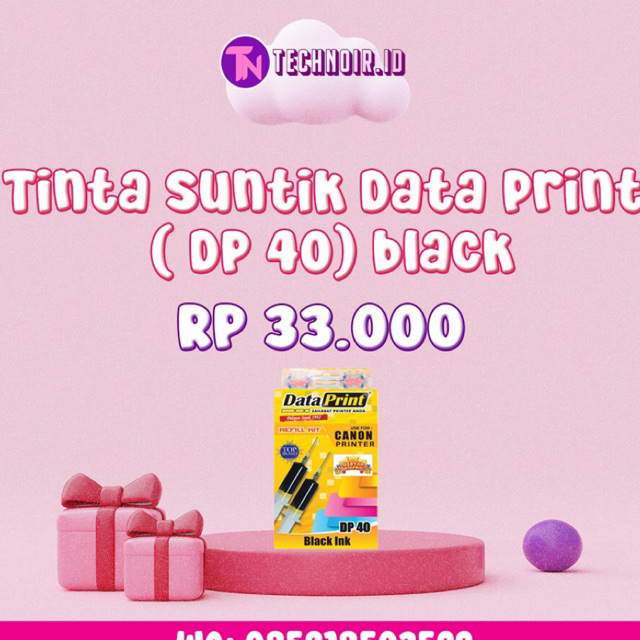 TINTA SUNTIK DATA PRINT (DP 40) BLACK