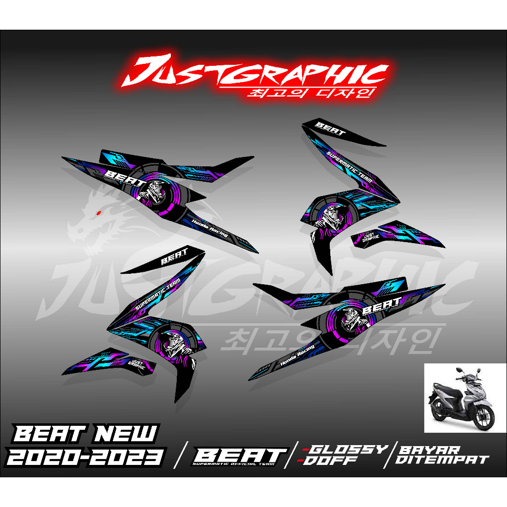 Stiker Beat New ESP CBS 2020-2023 SIMPEL KEREN