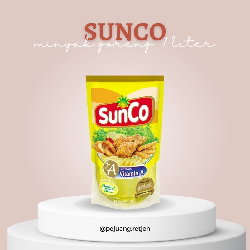 

MINYAK SUNCO 1 LITER minyak goreng sunco murah