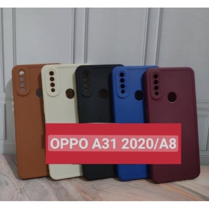 case/slikon/kondom hp oppo a8,a31 2020 terbaru procamera