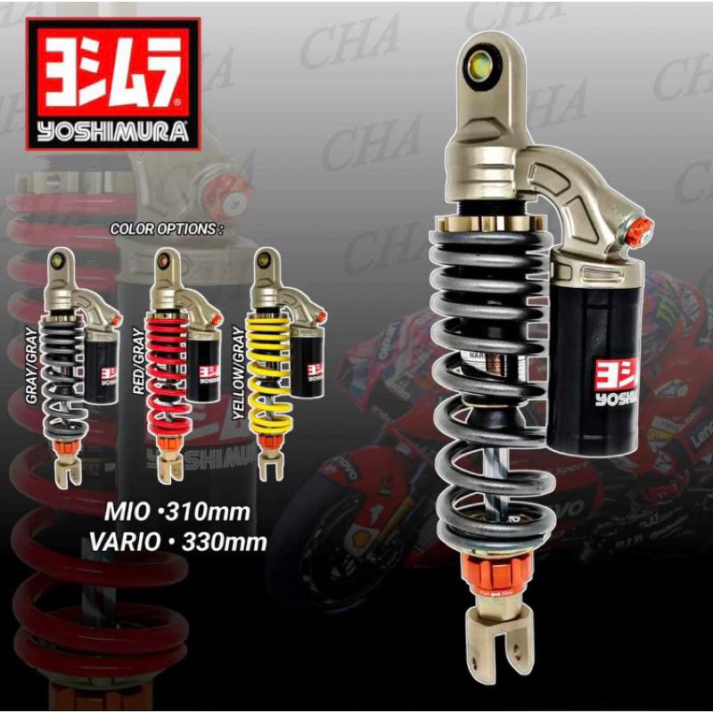 SHOCK BREAKER YOSHIMURA TABUNG ATAS ORIGINAL MODEL EVO SHOCKBREAKER MIO BEAT SCOOPY VARIO GENIO LEXI FAZIO SPACY KLIK FUNGSI KLICK UNIVERSAL