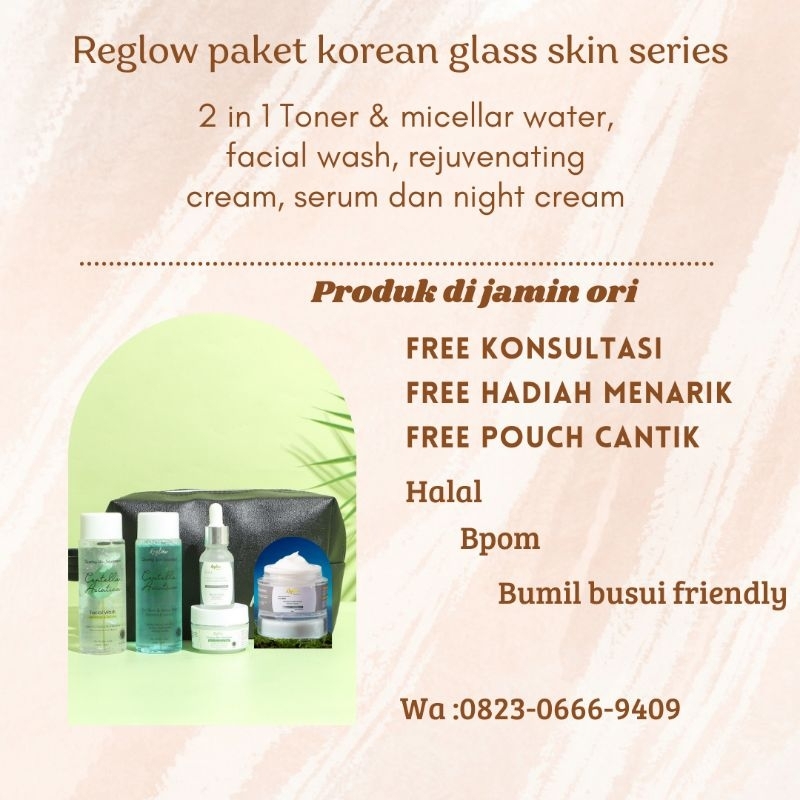 REGLOW skincare glowing by dr. shindy putri (kk ria ricis)