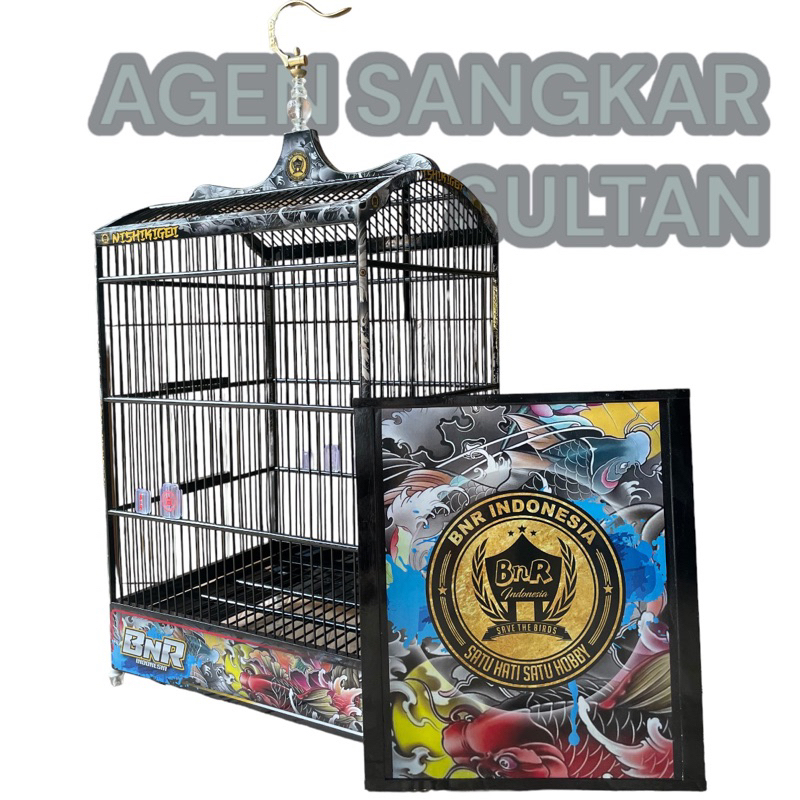 SANGKAR KANDANG KOTAK BnR DECAL KOI NISHIKIGOI