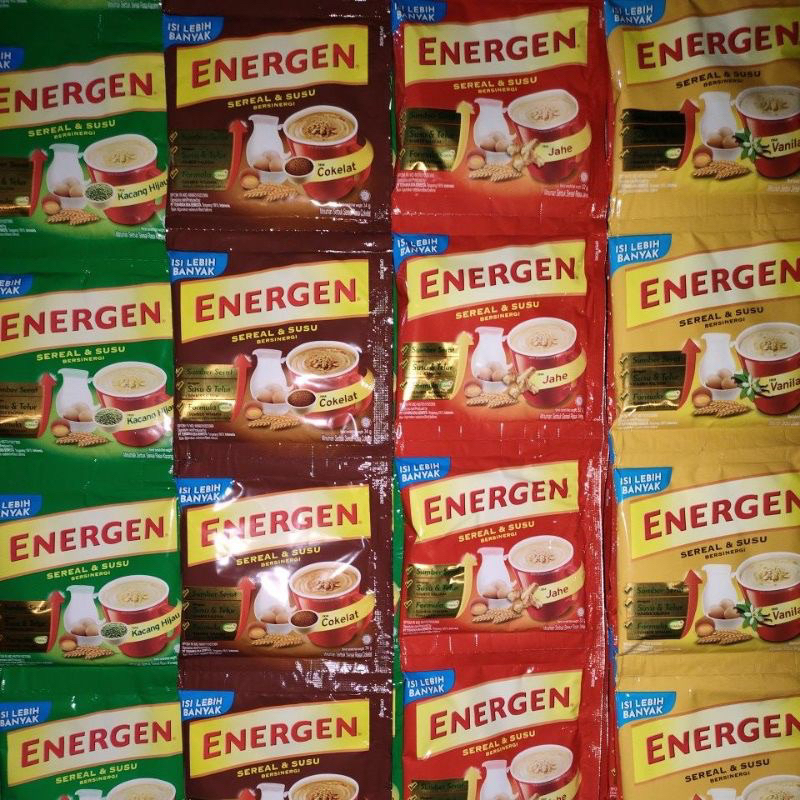 

Energen Sereal dan Susu Renceng 34 gram isi 10