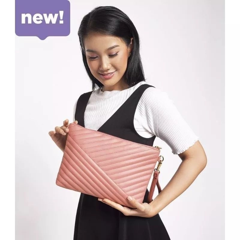 POUCH CLUTCH YOURA BLACK , MASALA SOPHIE MARTIN PARIS DOMPET WANITA