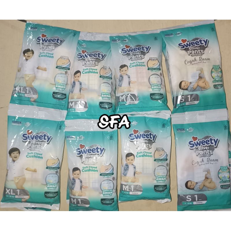 Sweety Silver Pants / Pampers Sweety