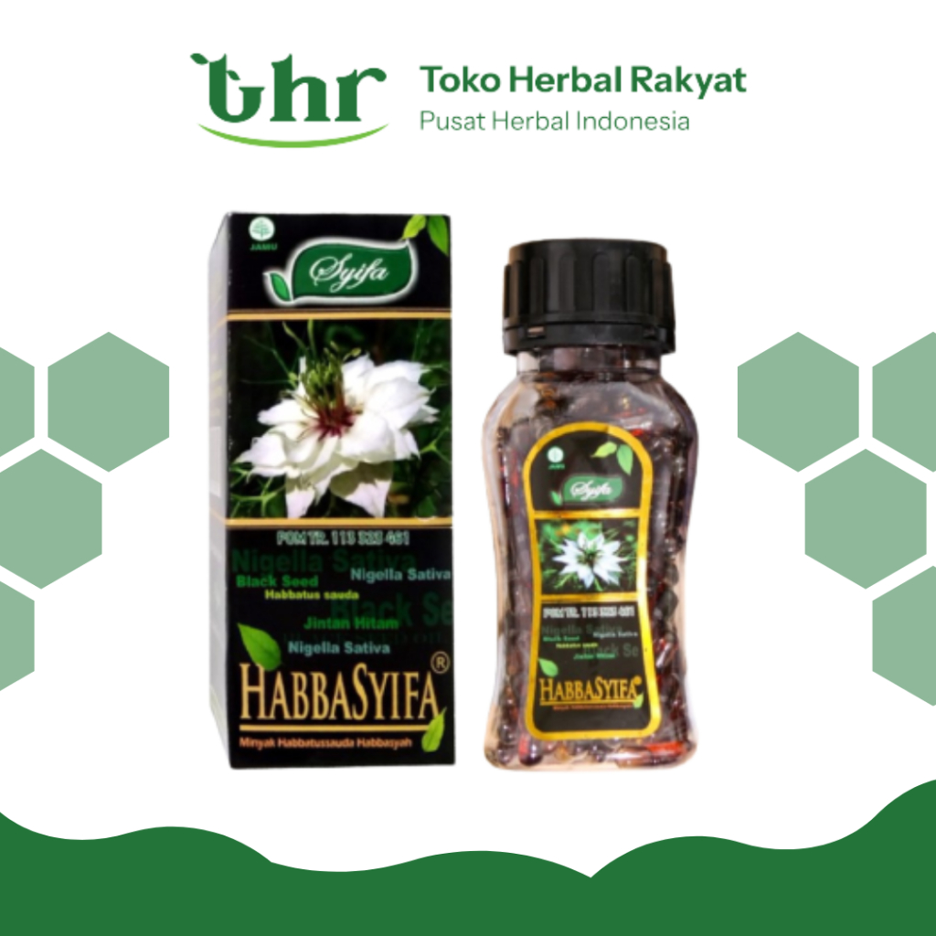 HABBASYIFA 90 KAPSUL | Habbasyifa 90 Kapsul Minyak Habbatussauda | Jinten Hitam
