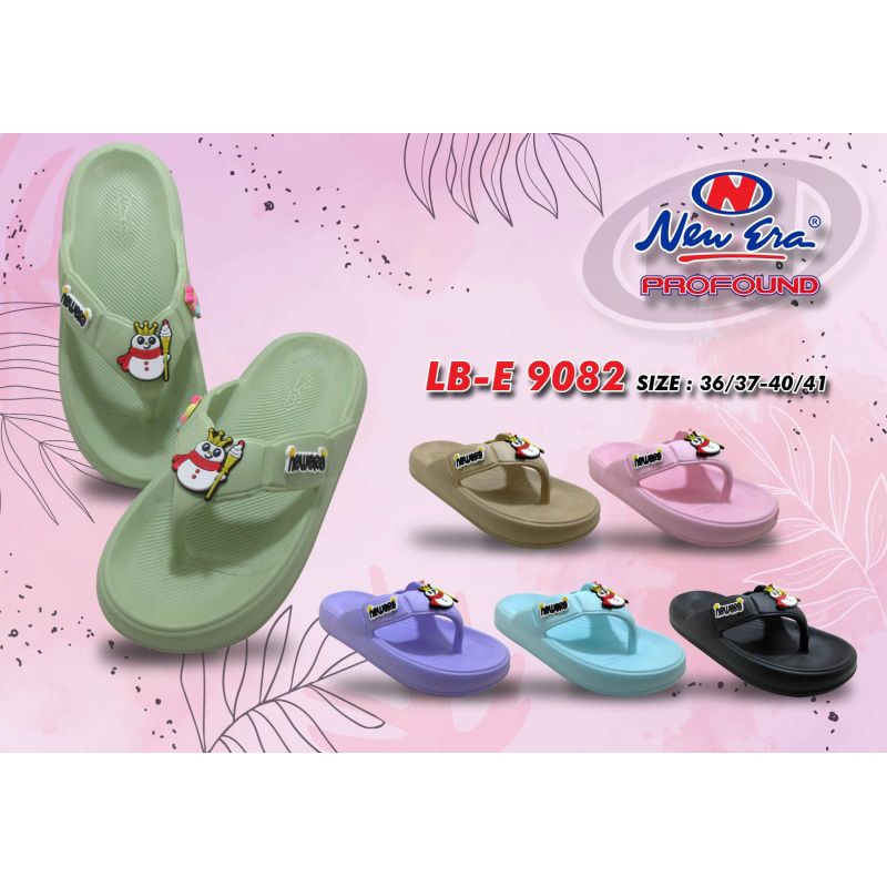 SANDAL JEPIT KARET NEW ERA LB E 9082 100% ORIGINAL BY NEW ERA