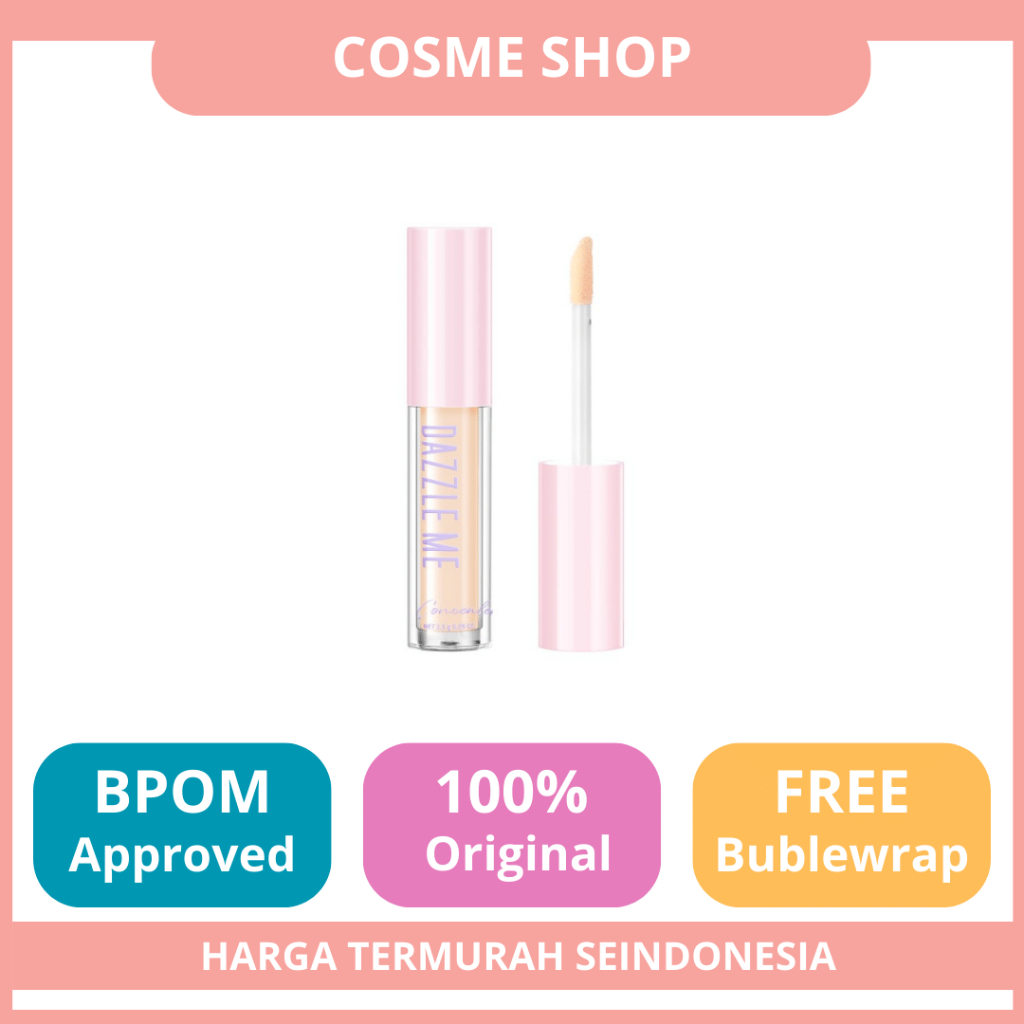 DAZZLE ME Our Secret Cover Concealer/Liquid Concealer Matte/Make Up Tahan Lama