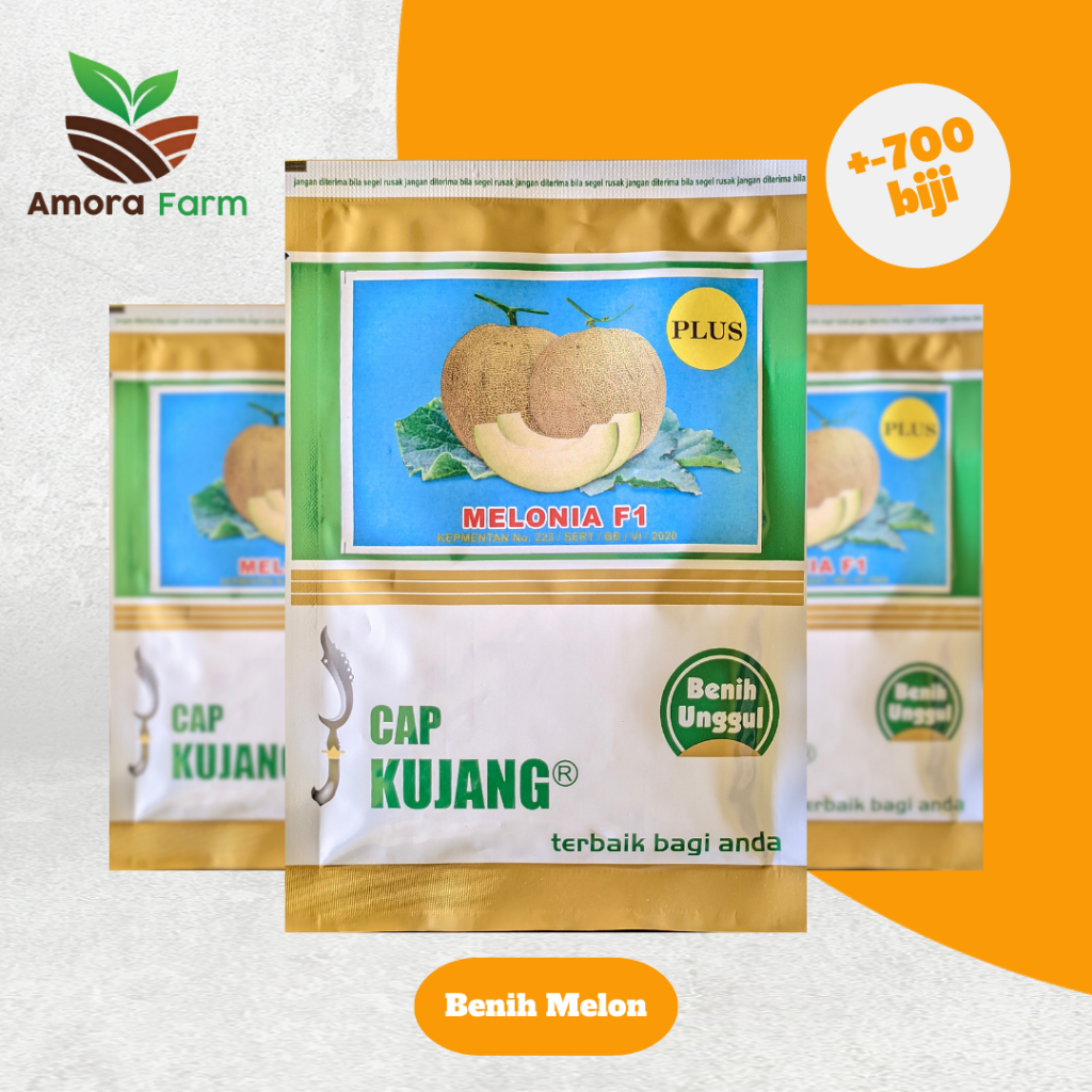 Benih Melon MELONIA F1 isi 700 Biji Cap Kujang