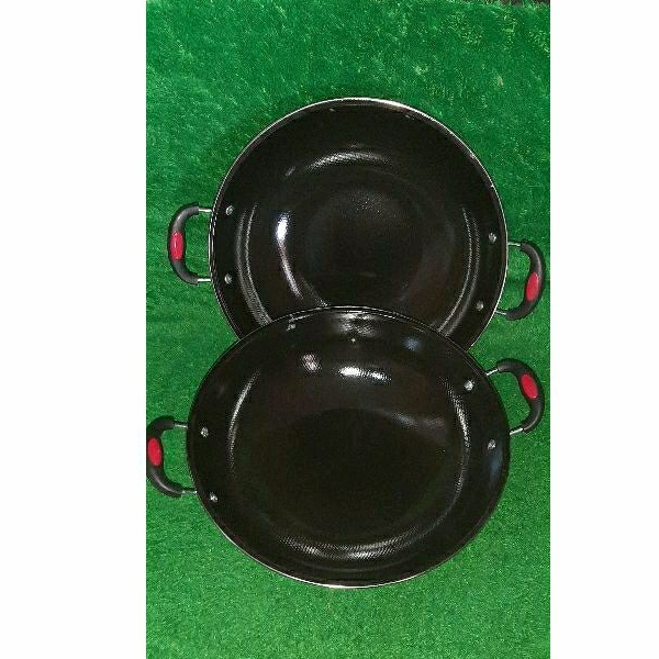 Wajan enamel 34cm# wajan goreng# Enamel kuping#