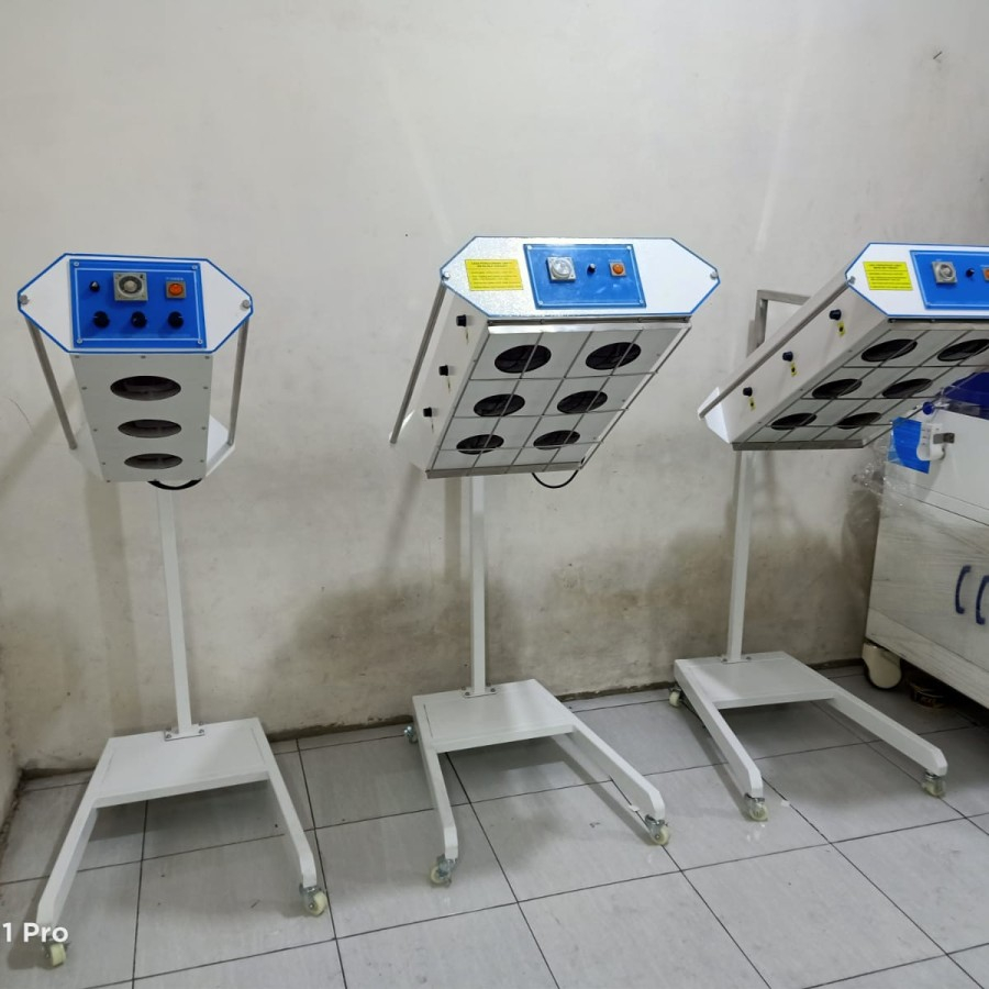 lampu terapi infrared standing 6 bohlam/ Standing fisioterapi infrared / lampu infrared