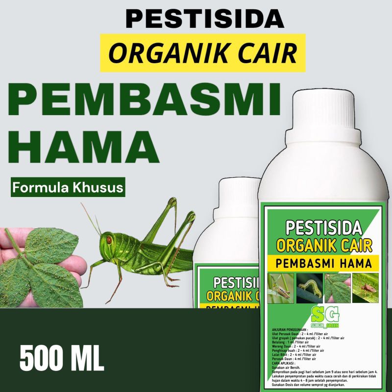 PESTISIDA ORGANIK CAIR membasmi hama yang merugikan tanaman buah dan sayuran telaris bisa cod kemasa