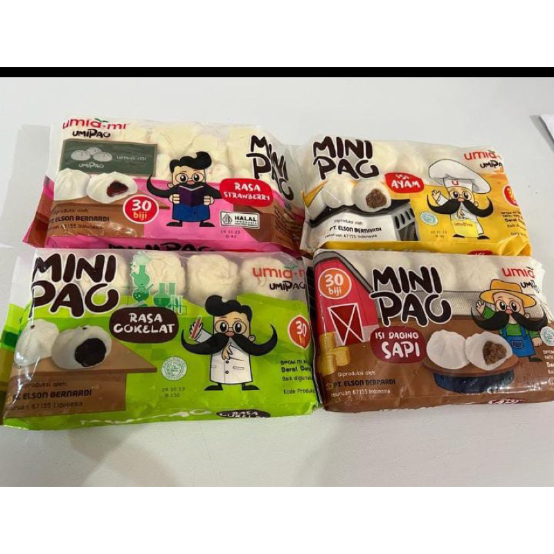 

minipao umiami coklat/strawbery/ayam/sapi isi 30