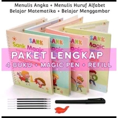 

SANK MAGIC buku belajar menulis dan berhitung