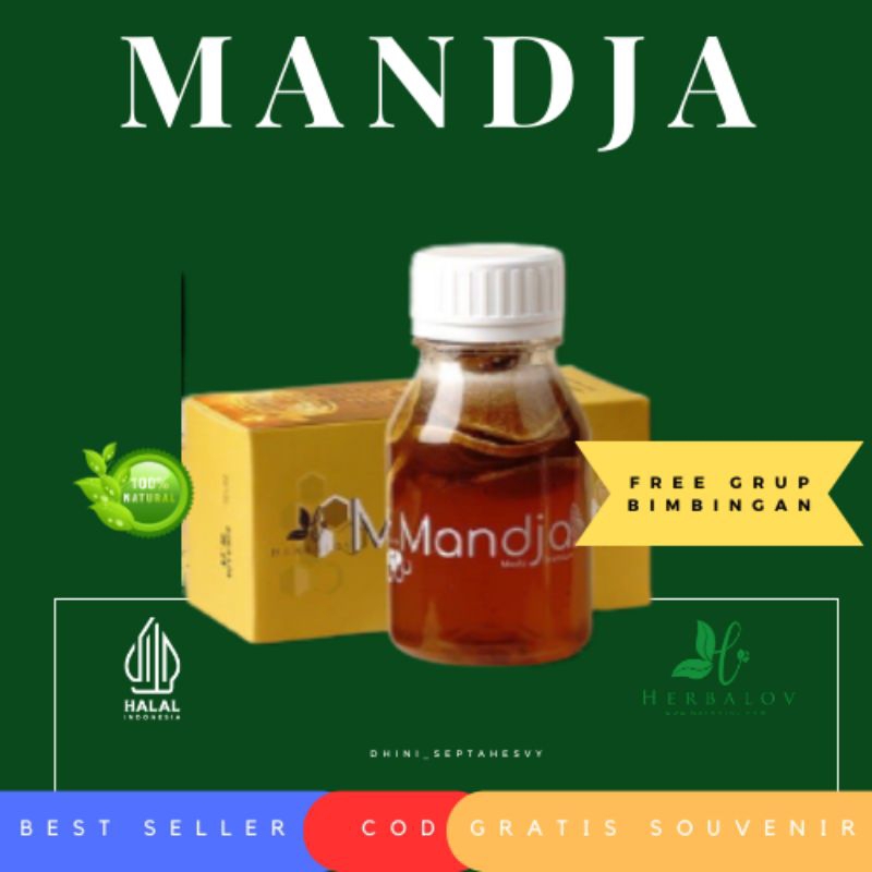 

MADU MANDJA BY HERBALOV, Premium Tanpa Gula 100%, Seger Ada Irisan Dried Lemon