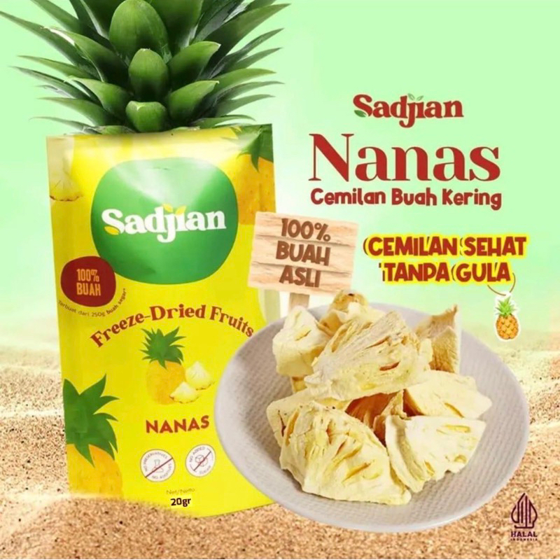 

Freeze Dried Pineapple [Snack Buah Nanas Kering]