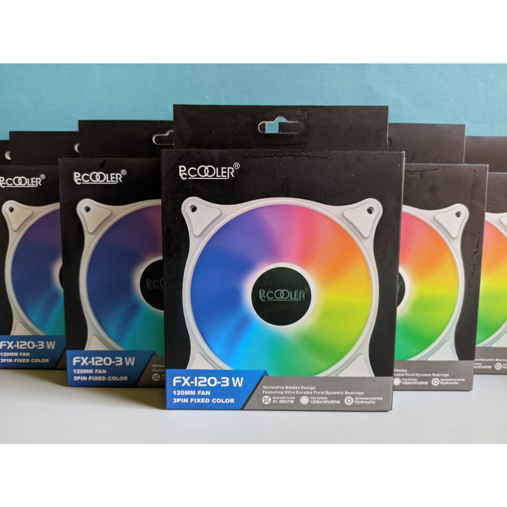 FAN CASING RGB PcCooler FX-120-3 White
