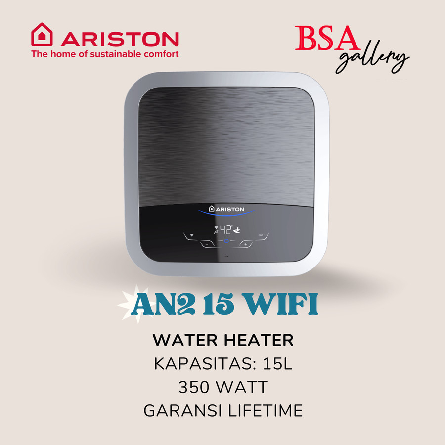 WATER HEATER LISTRIK 15 LITER ARISTON / WATER HEATER WIFI KAMAR MANDI