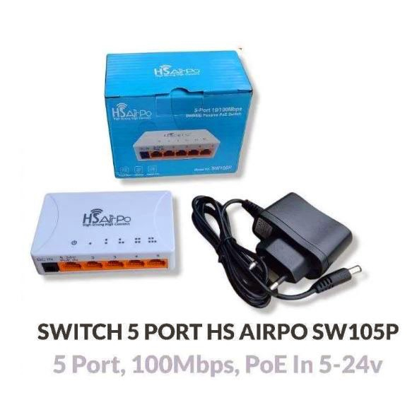 HSAIRPo POE Switch 5 Port