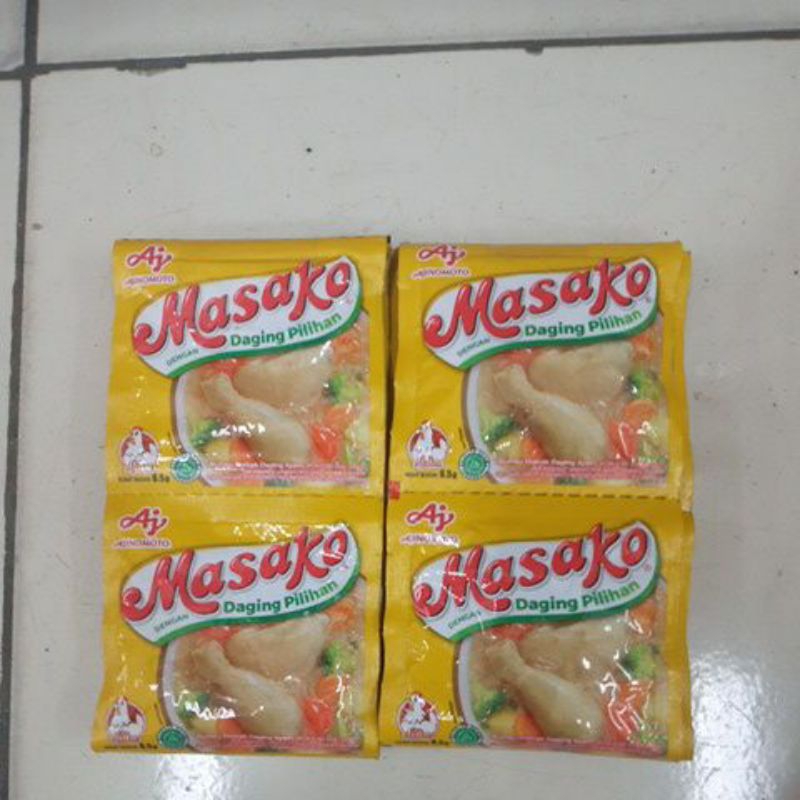 

penyedap makanan MASAKO AYAM isi 12 schet