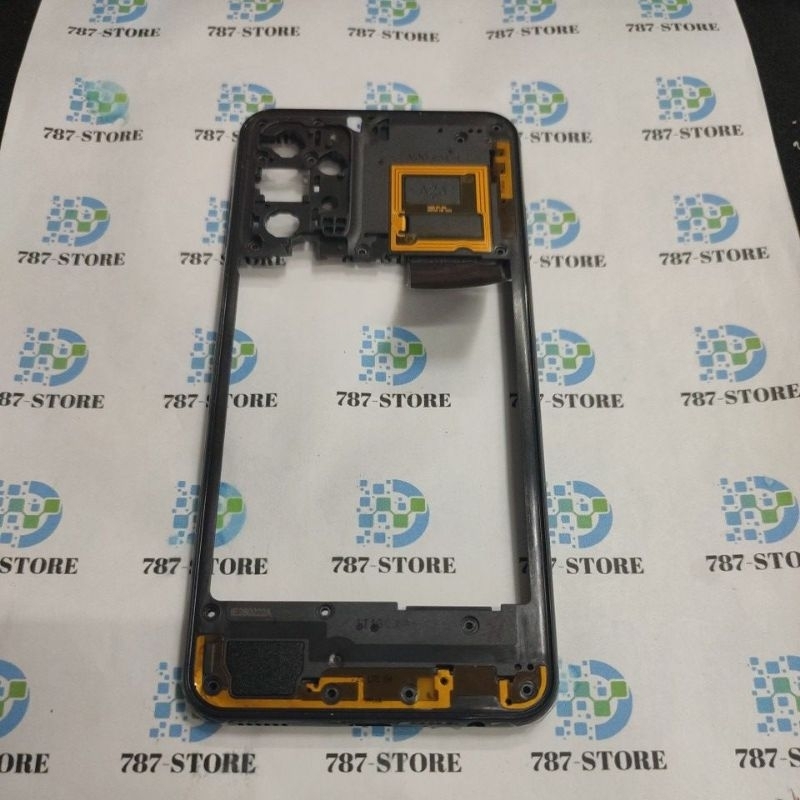 REAR ASSY MIDLE FRAME SAMSUNG A23 A235F BLACK ORIGINAL BEKAS